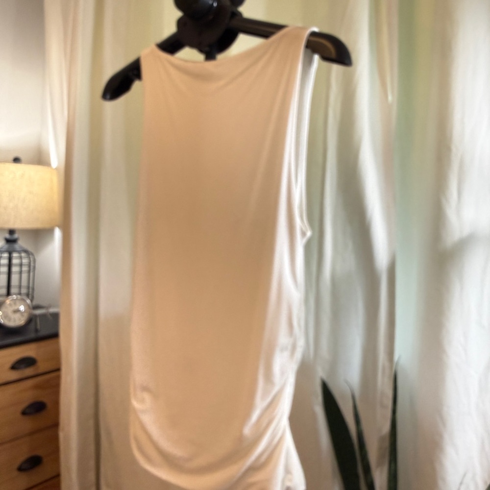 J. Crew Lightweight Cream Sleeveless Tank